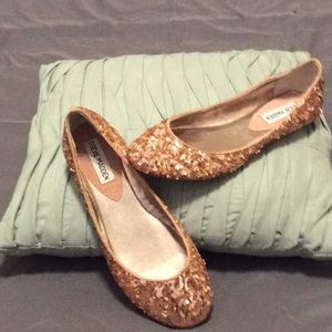 Pink Sequin Ballet Flats